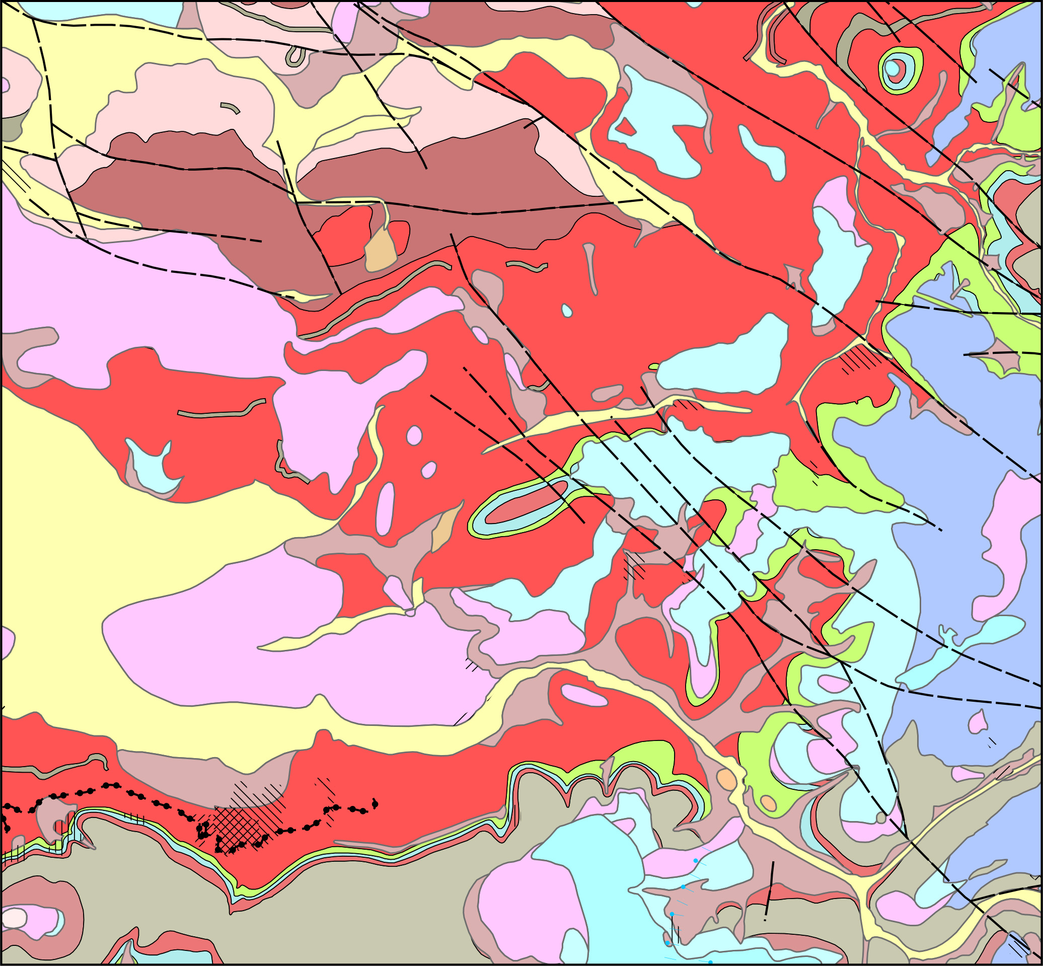 BGS Geology 50k V9  - sample image